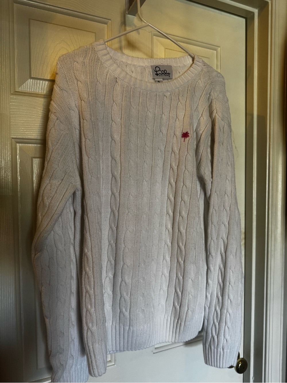 Lilly Pulitzer Cable-knit Sweater in White